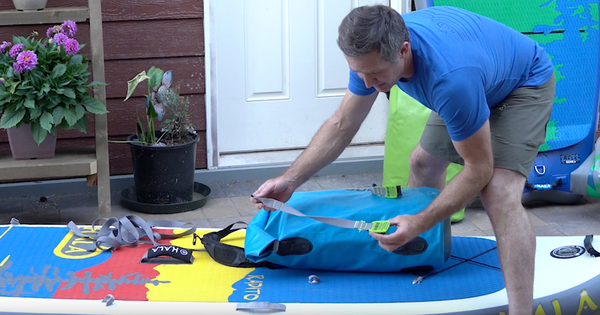 How To Rig A Paddle Board for Overnight Trips